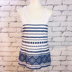 Sam Edelman - Embroidered Racerback Tank Top